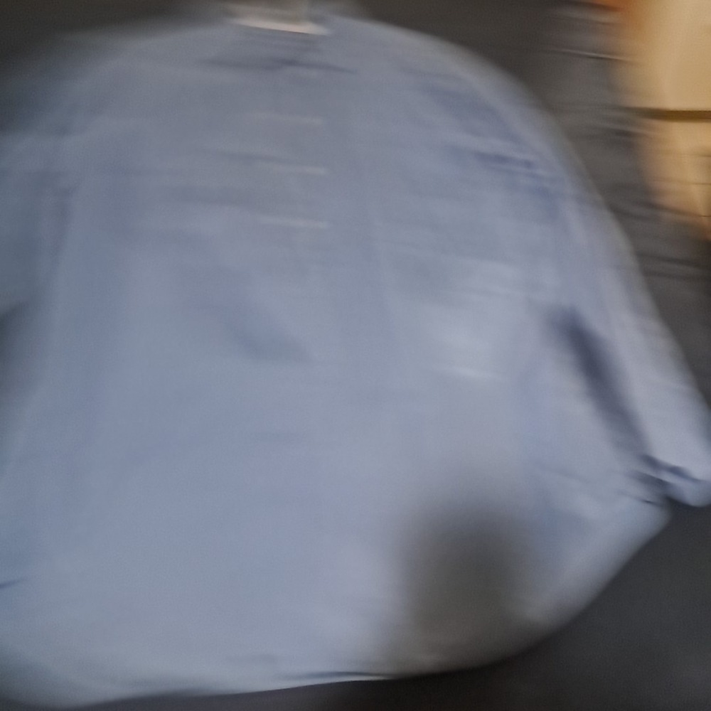 Men's Nautica Dress Shirt Long Sleeve Blue Size 32, 33